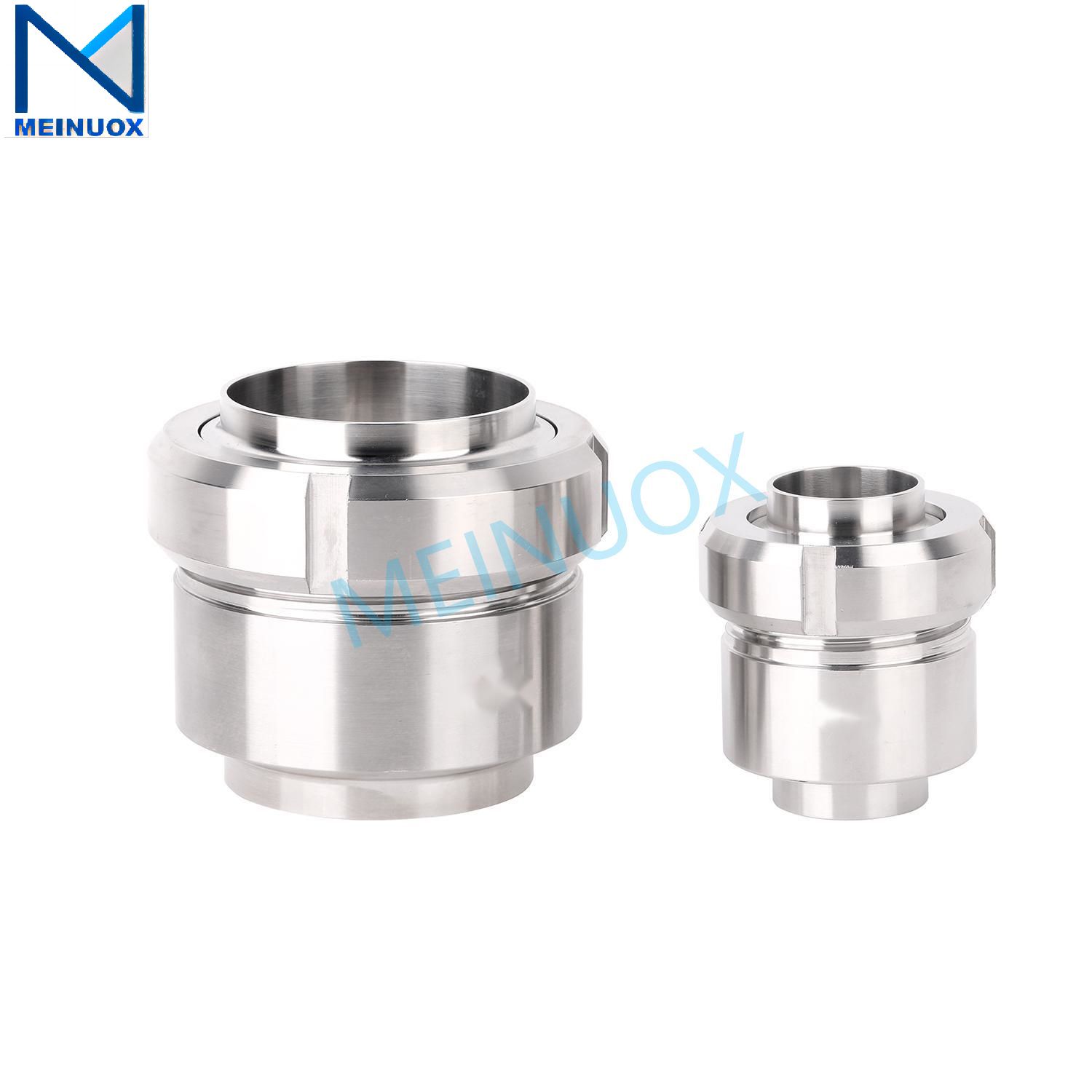 Sanitary union type weld check valve