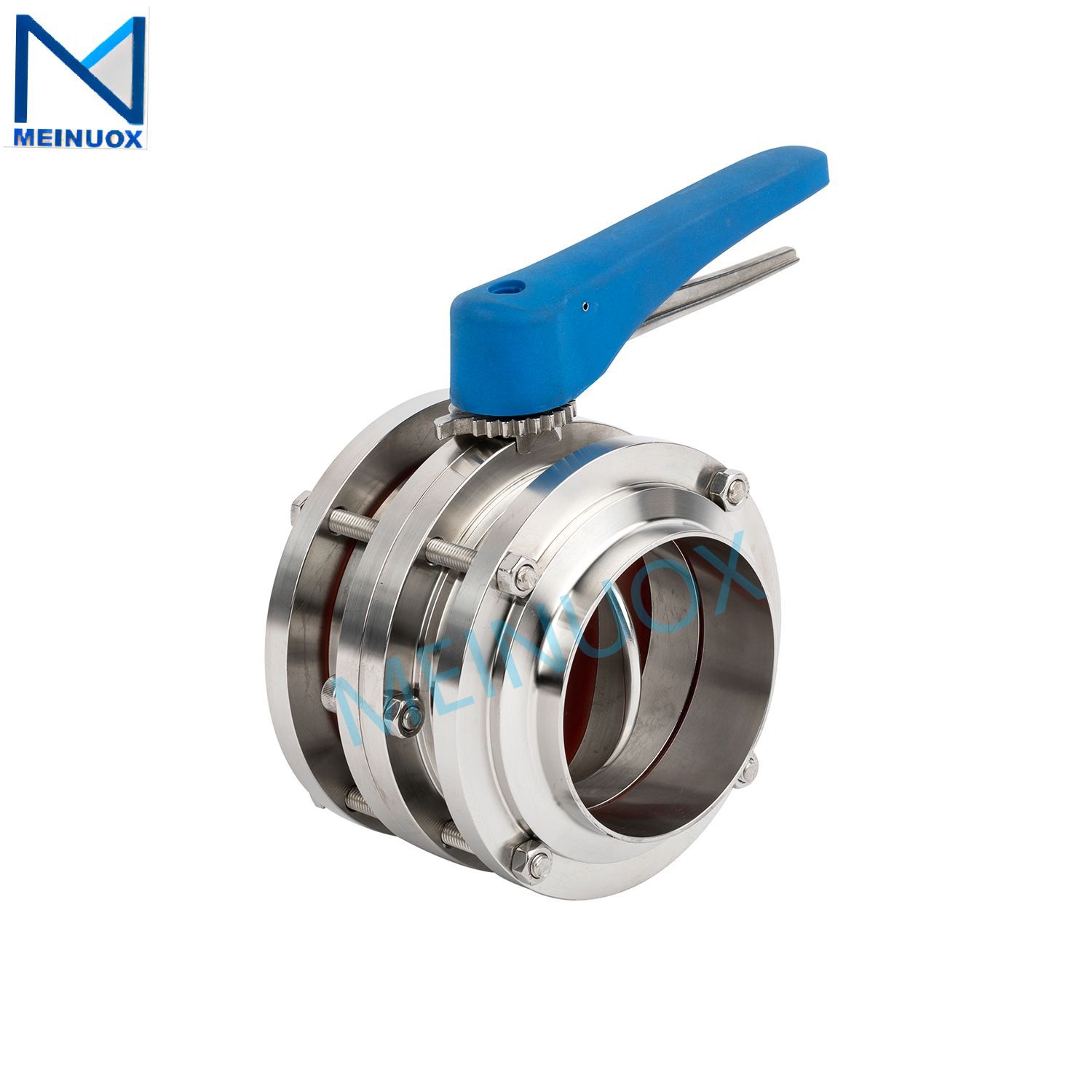 Sanitary Stainless Steel 3PC Butterfly Valve