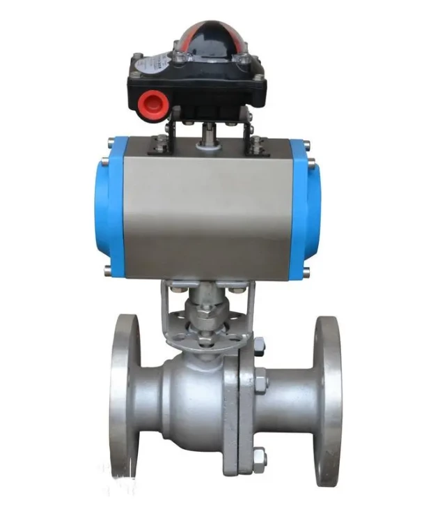 How to distinguish the pneumatic ball valve opening and closing