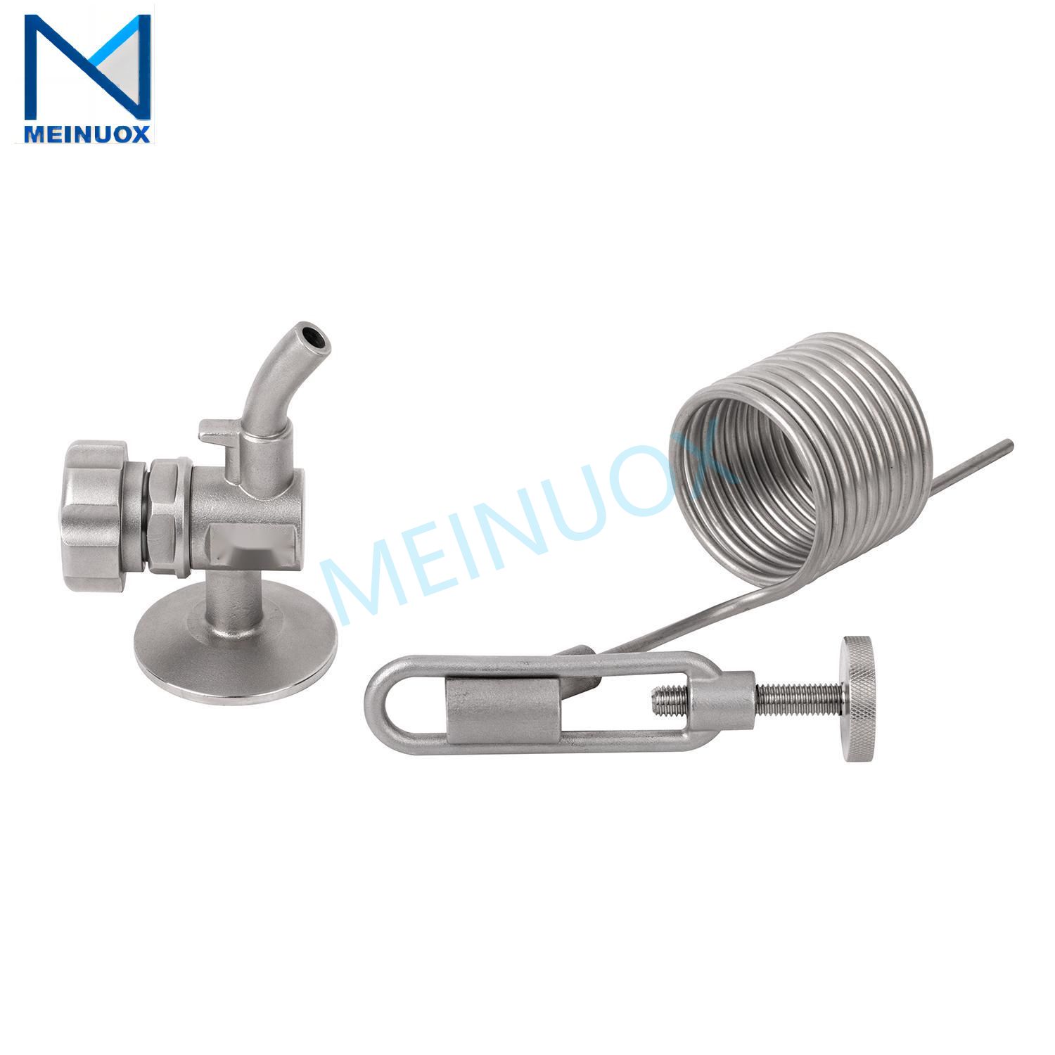 Beer sampling valve with defoamer