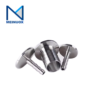 KF Stainless Steel Tri Clamp Hose Barb Fittings